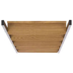 Étagère Isaac métal et bois – Naturel/Noir – SEI