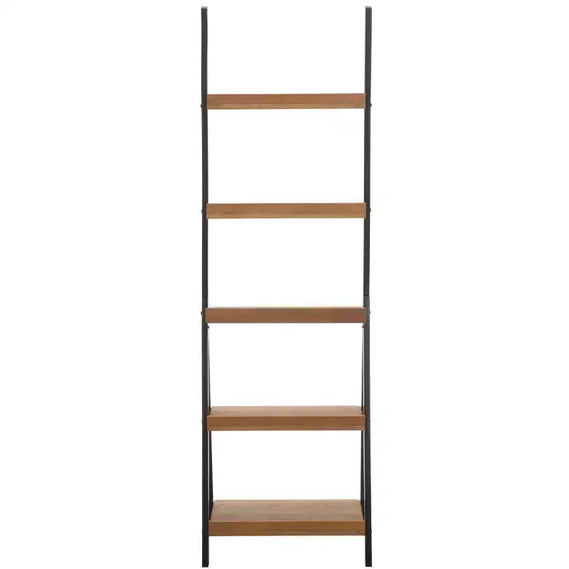 Étagère Isaac métal et bois – Naturel/Noir – SEI
