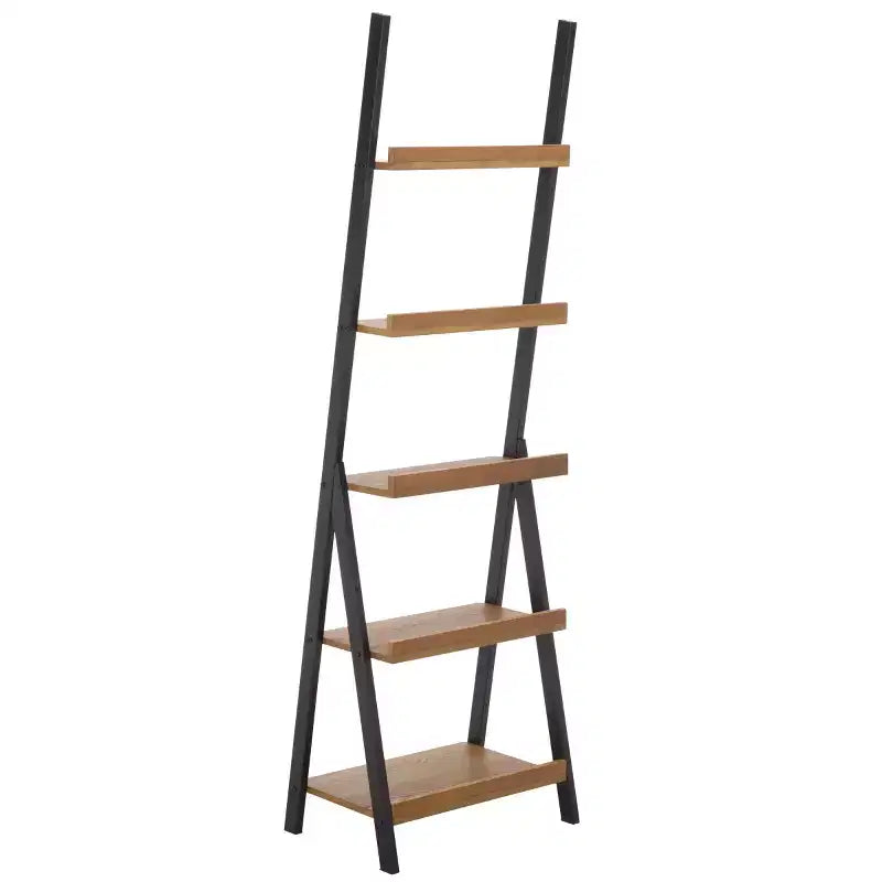 Étagère Isaac métal et bois – Naturel/Noir – SEI