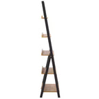 Étagère Isaac métal et bois – Naturel/Noir – SEI