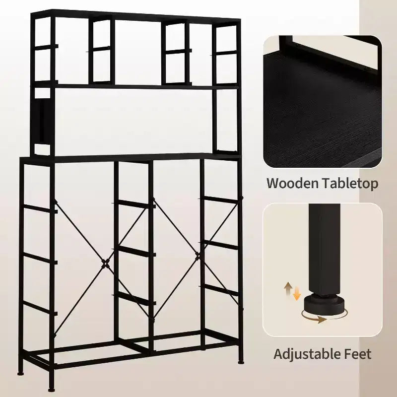 Commode en tissu à 12 tiroirs, étagères ouvertes, cadre métallique, pour chambre à coucher, couloir