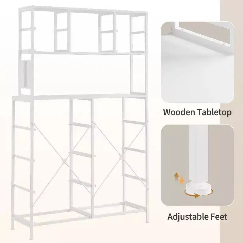 Commode en tissu à 12 tiroirs, étagères ouvertes, cadre métallique, pour chambre à coucher, couloir