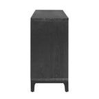 Christopher Knight Home Gree Buffet 4 portes tissé 3D de 150 cm de style milieu de siècle