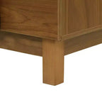 Commode Whisen à 6 tiroirs, design géométrique moderne, buffet de rangement large à accents demi-cercle pour chambre et salon