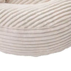 Canapé Poire pour Adultes et Enfants, Fauteuil Poire surdimensionné en Velours Côtelé avec 3 Coussins et Accoudoirs pour Salon Chambre - ModernLuxe