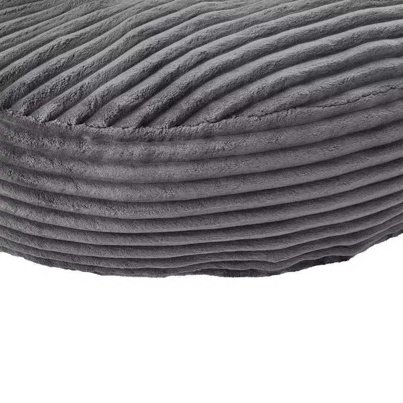 Canapé Poire pour Adultes et Enfants, Fauteuil Poire surdimensionné en Velours Côtelé avec 3 Coussins et Accoudoirs pour Salon Chambre - ModernLuxe