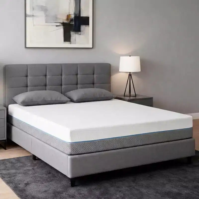 Matelas Dyonery très ferme 8 po, grand lit (Queen) Un matelas en mousse à mémoire de forme haute densité conçu spécifiquement pour soulager les maux de dos. 80 x 60 po.