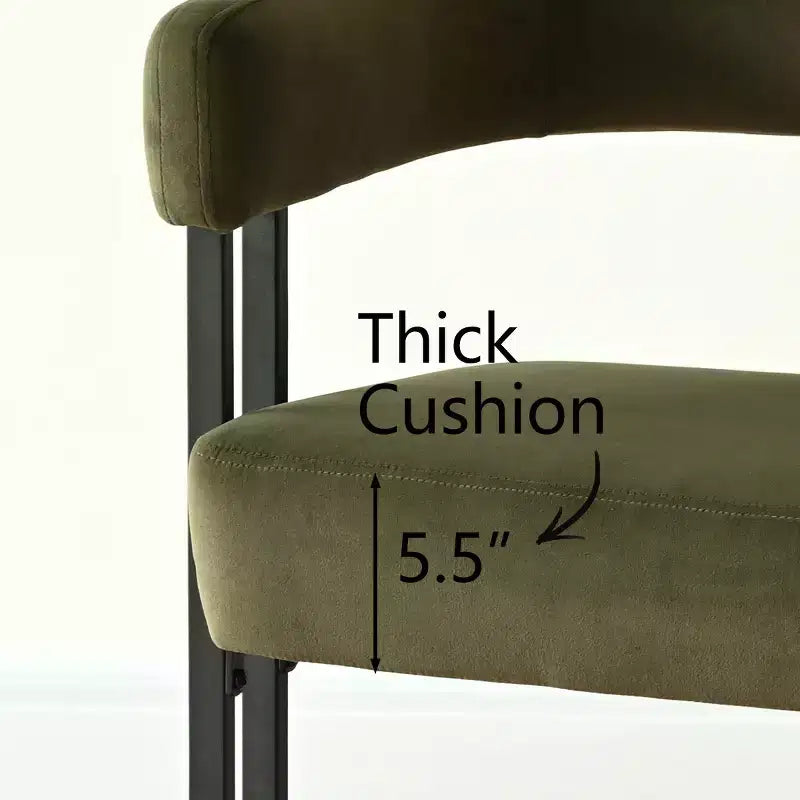 Banc moderne Panipeachy 49" avec dossier et accoudoirs, banc de salle à manger élégant, causeuse avec cadre en métal, siège d'appoint pour salon