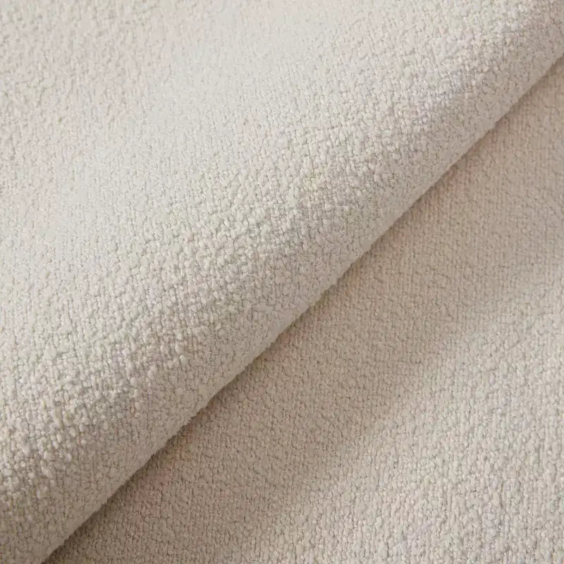 Lit de sol moderne Heino de Christopher Knight Home en tissu bouclé avec tête de lit capitonnée à oreilles