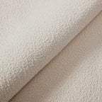 Lit de sol moderne Heino de Christopher Knight Home en tissu bouclé avec tête de lit capitonnée à oreilles