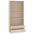 vidaXL Ensemble de 2 buffets en pin massif miel Grand buffet