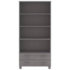 vidaXL Ensemble de 2 buffets en pin massif miel Grand buffet