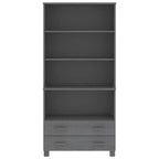 vidaXL Ensemble de 2 buffets en pin massif miel Grand buffet
