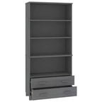 vidaXL Ensemble de 2 buffets en pin massif miel Grand buffet