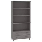 vidaXL Ensemble de 2 buffets en pin massif miel Grand buffet