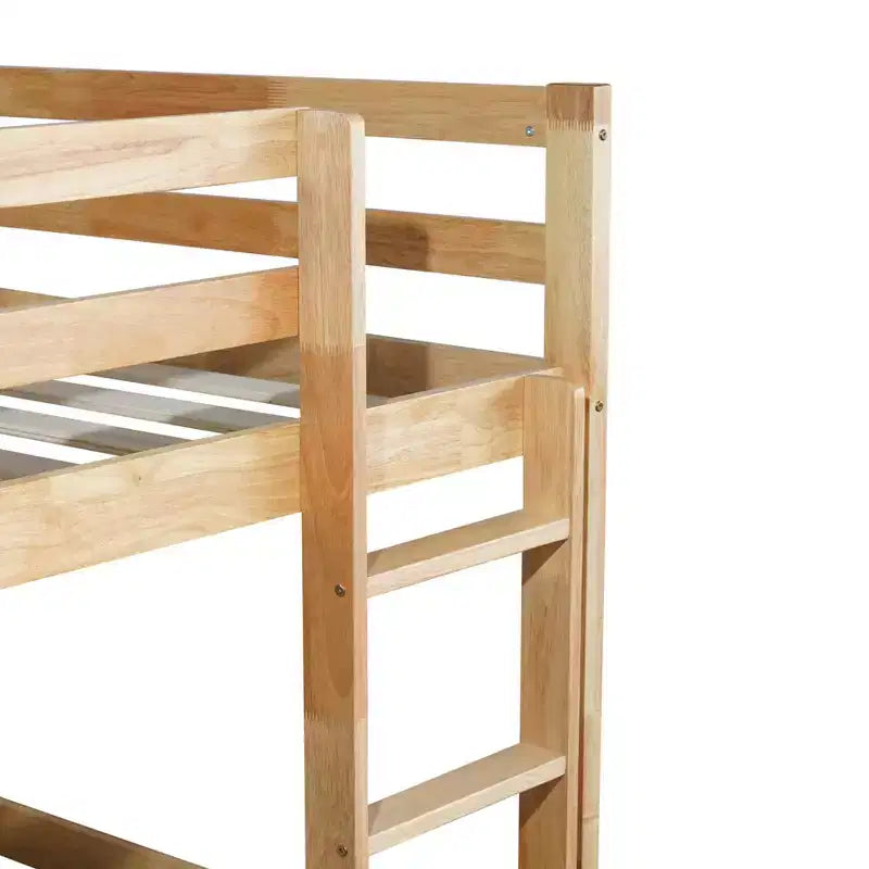 Cadre de lit jumeau MAYEERTY avec rangement sous le lit, adapté aux enfants, en métal robuste