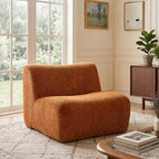 Fauteuil d'appoint sans accoudoirs moderne et modulaire Crinti Christopher Knight Home avec coussin en mousse