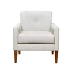 Fauteuil moderne GDFStudio Mason en chenille rembourré avec coussin amovible