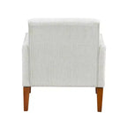 Fauteuil moderne GDFStudio Mason en chenille rembourré avec coussin amovible