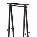 GDFStudio Chinedu - Porte-manteau en bois moderne de 150 cm avec 3 étagères ouvertes