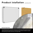 FAMYYT Armoire de toilette en aluminium de 35 po (L) x 28 po (H) avec miroir et éclairage, anti-buée, facile à installer