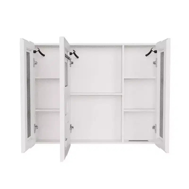 FAMYYT Armoire de toilette en aluminium de 35 po (L) x 28 po (H) avec miroir et éclairage, anti-buée, facile à installer