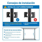 Étagère de rangement modulaire robuste en acier au carbone | Étagères réglables, organisateur autoportant pour garage/bureau, noir