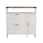 Karl Home Armoire porte de grange à 3 portes avec 1 étagère, largeur 42,7