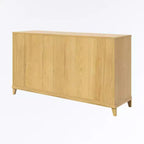 Commode de rangement fermée à 6 tiroirs en pin naturel - Walker Edison