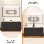 Meuble TV moderne à hauteur réglable, console multimédia avec 4 tiroirs pour salon, chambre, bureau
