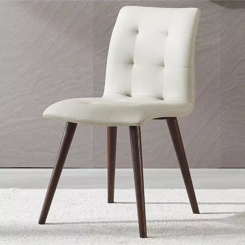 Chaises de salle à manger GDFStudio Jadoo en similicuir d'inspiration milieu de siècle (lot de 2)