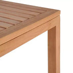 vidaXL Étagère de rangement en bois de teck massif teck naturel Grande étagère de rangement