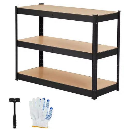 Adjustable Shelving, Metal Storage Shelving, Heavy Duty Garage Shelving Adjustable Garage Shelves, Metal Storage Utility Racks for Warehouse, Pantry