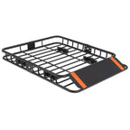 Panier de toit en acier – Capacité de 90,7 kg – pour VUS et camionnettes, support à bagages de toit de voiture