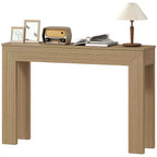 Table console HOMCOM 47, table d'appoint étroite et moderne pour salon, entrée, couloir