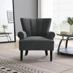 29 Fauteuil rembourré avec mousse haute densité et dossier à canaux