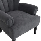 29 Fauteuil rembourré avec mousse haute densité et dossier à canaux