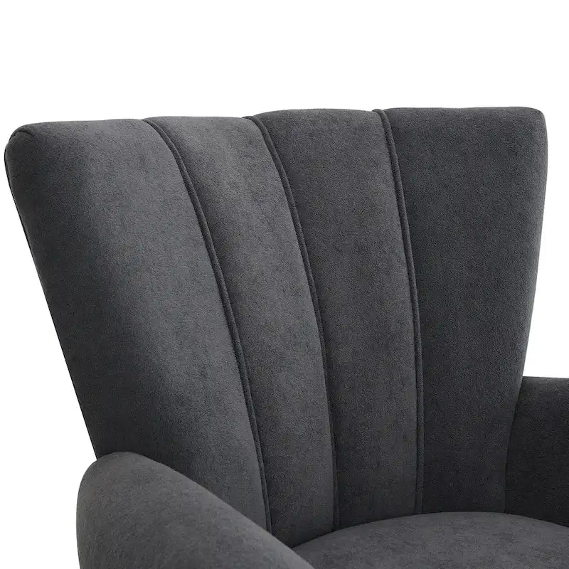 29 Fauteuil rembourré avec mousse haute densité et dossier à canaux