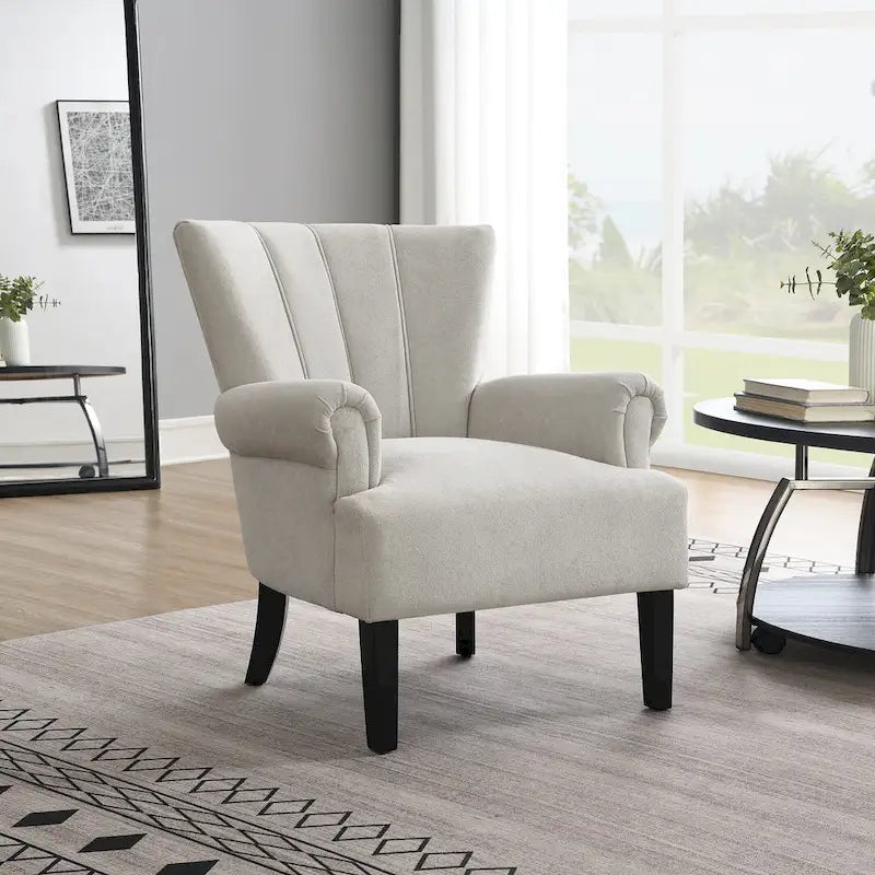 29 Fauteuil rembourré avec mousse haute densité et dossier à canaux