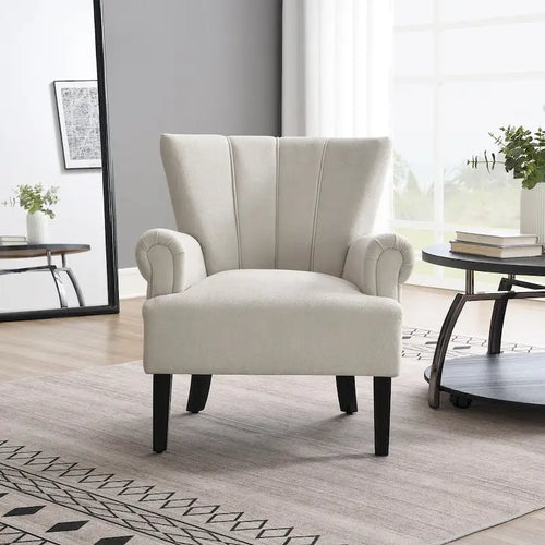 29 Fauteuil rembourré avec mousse haute densité et dossier à canaux