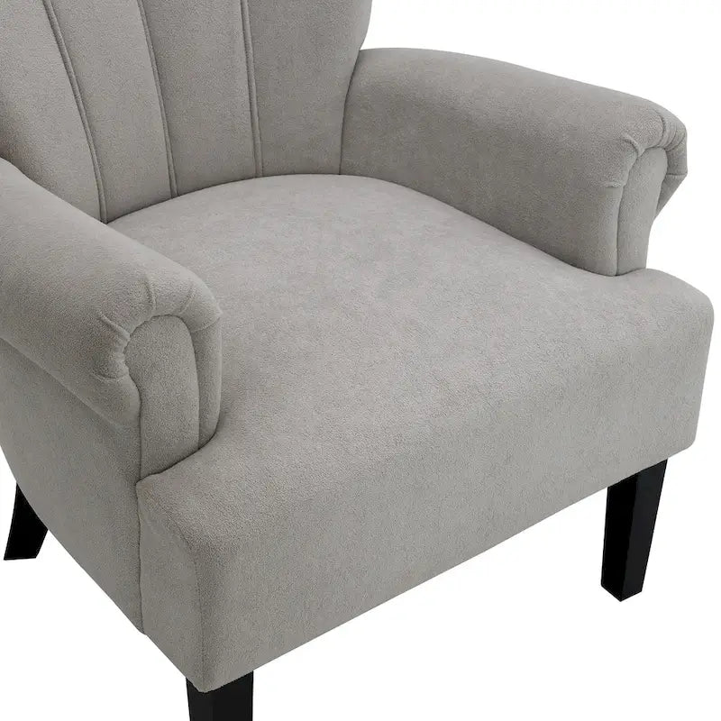 29 Fauteuil rembourré avec mousse haute densité et dossier à canaux