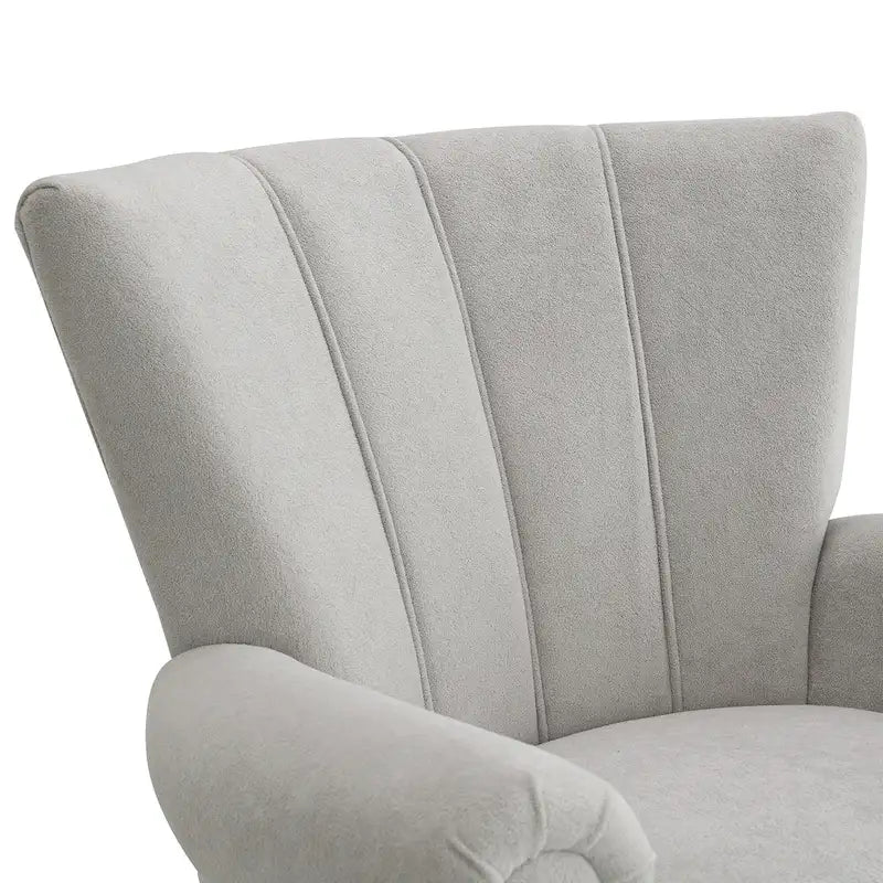 29 Fauteuil rembourré avec mousse haute densité et dossier à canaux