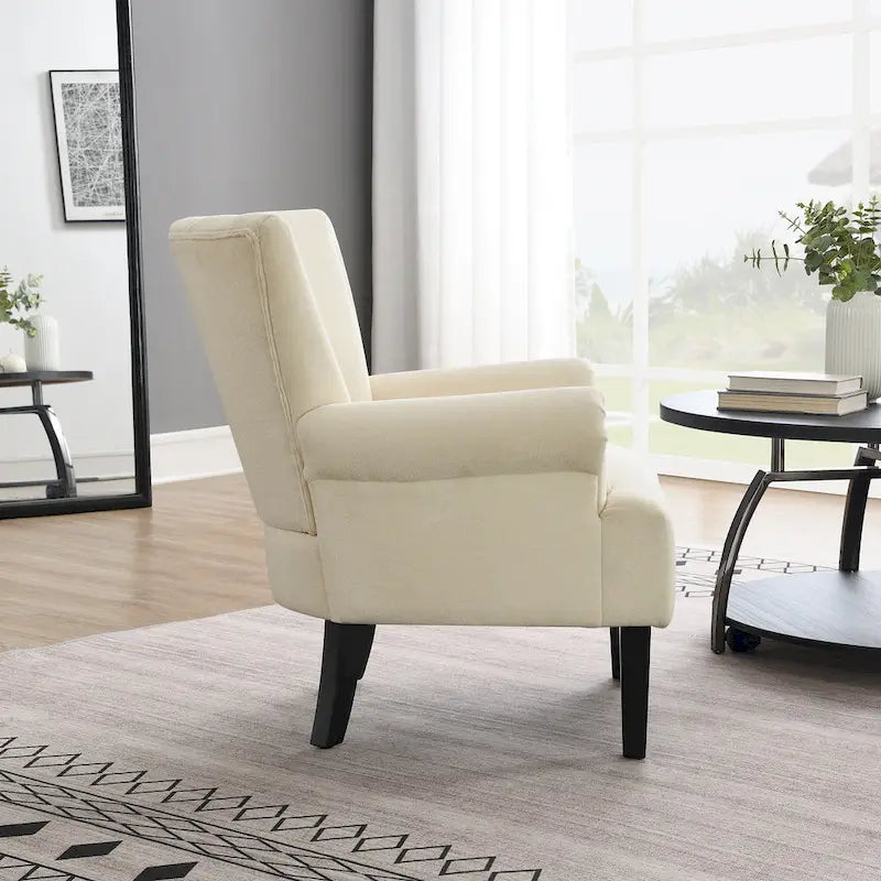 29 Fauteuil rembourré avec mousse haute densité et dossier à canaux
