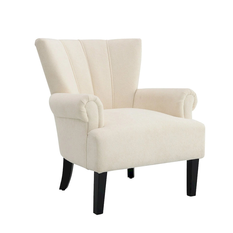29 Fauteuil rembourré avec mousse haute densité et dossier à canaux