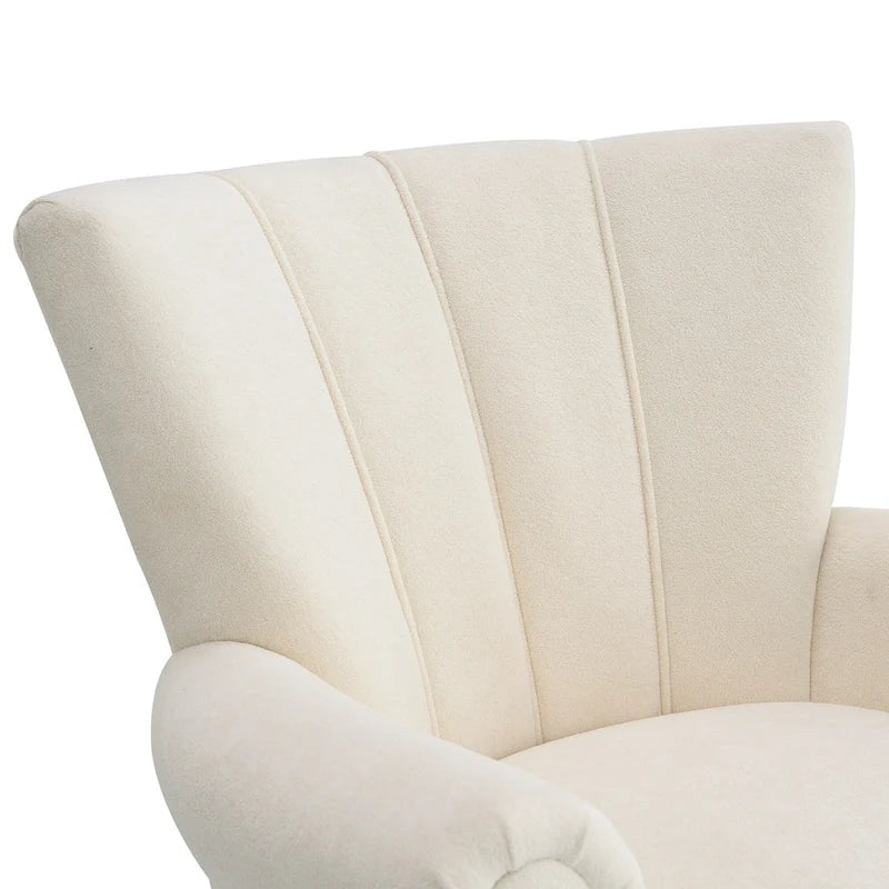 29 Fauteuil rembourré avec mousse haute densité et dossier à canaux