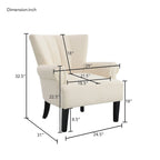 29 Fauteuil rembourré avec mousse haute densité et dossier à canaux