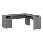 Bureau assis-debout en L à 3 positions de 72 W de Bush Furniture