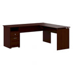 Bureau assis-debout en L à 3 positions de 72 W de Bush Furniture