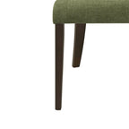 Lot de 2 chaises de salle à manger modernes rembourrées avec dossier ouvert