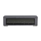 Banc en chenille avec simulateur de cheminée et audio Bluetooth